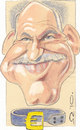 Cartoon: George Papandreou (small) by zed tagged george papandreou greece politician prime minister portrait caricature