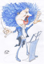 Cartoon: Gustavo Dudamel Adolfo (small) by zed tagged gustavo,adolfo,dudamel,venezuela,musician,conductor,classic,music,portrait,caricature,gothenburg,symphony,orchestra,sweden,famous,people