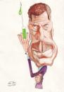 Cartoon: Hugh Laurie (small) by zed tagged hugh,laurie,doctor,house,nature,hospital,flu,portrait,caricature,famous,people