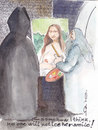 Cartoon: Mona Lisa - how it was (small) by zed tagged mona lisa italia leonardo da vinci artist model