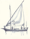 Cartoon: sailing (small) by zed tagged sailing,world,global,warming,climate,changes,sea