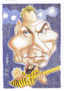 Cartoon: Sting (small) by zed tagged gordon matthew thomas sumner uk musician rock and roll singer portrait caricature