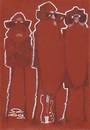 Cartoon: ZZ  Top (small) by zed tagged zz top rock and roll hall of fame gillete texas la usa famous people