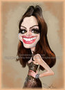 Cartoon: Anne Hathaway Caricature (small) by Caricaturas tagged anne hathaway caricature