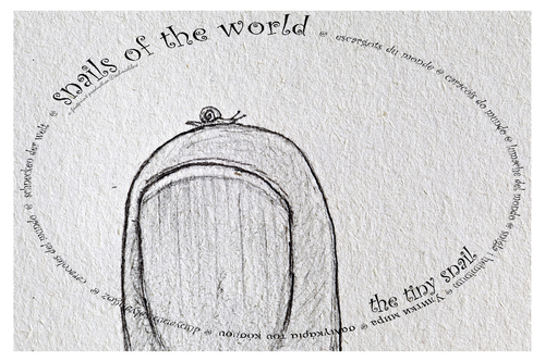 Cartoon: the tiny snail - no.11 (medium) by schmidibus tagged niedlich,klizeklein,mikro,winzig,welt,schnecken