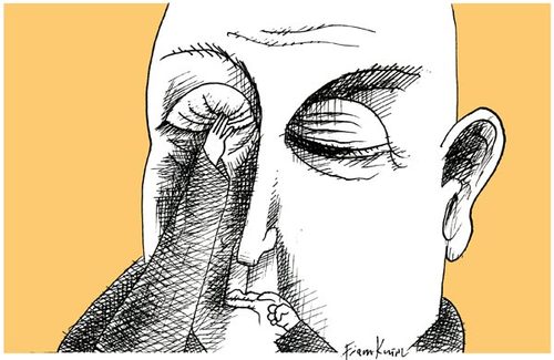 Cartoon: do-what-people-me-want-to-do (medium) by firuzkutal tagged authority,business,burokracy,people,eye,eyes,sleep,silly,do