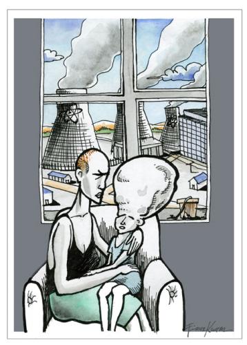 Cartoon: Energy solutions (medium) by firuzkutal tagged environment,culture,politic,cartoon,