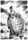 Cartoon: Aprilfool.1.and.2.April.together (small) by firuzkutal tagged april aprilfool fool firuzkutal kutal sea fish fishing