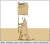 Cartoon: Books_Place_to_hide (small) by firuzkutal tagged freedom,of,speech,media,head,expression,kutal,firuzkutal,book,demonstration,protestmeeting,scream,voice