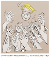 Cartoon: Supporters are ready (small) by firuzkutal tagged president,inauguration,trump,klan