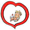 Cartoon: Happy Valentine (small) by Frits Ahlefeldt tagged heart,amor,amour,eros,valentine,love,passion