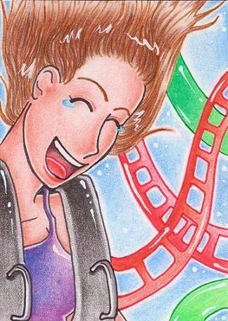 Cartoon: roller coaster (medium) by Metalbride tagged traiding,card