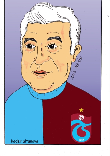 Cartoon: aziz nesin (medium) by kader altunova tagged aziz,nesin,trabzonspor