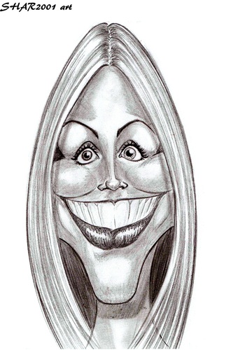 Cartoon: Amanda Bynes (medium) by shar2001 tagged bynes,amanda,caricature