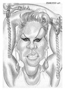 Cartoon: PinK (small) by shar2001 tagged caricature pink singer usa