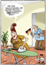 Cartoon: Fahnen (small) by andre sedlaczek tagged frauenfussball,wm