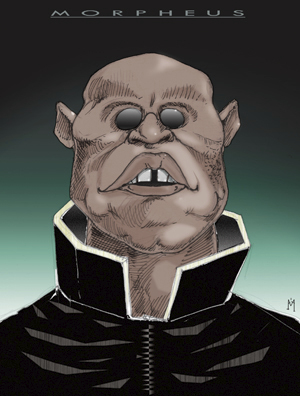 Cartoon: Morpheus (medium) by Mattia Massolini tagged morpheus,matrix