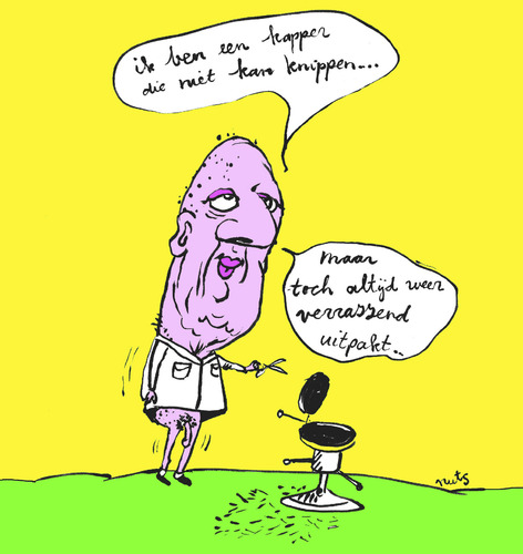 Cartoon: hairdresser with big surprise (medium) by studionuts tagged cartoons