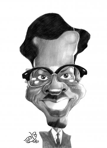 Cartoon: Patrice Lumumba (medium) by tamer_youssef tagged patrice,lumumba,congo,pencil,art,sketch,cartoon,caricature,illustration,tamer,youssef,egypt,usa