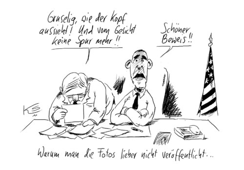 Cartoon: Beweise (medium) by Stuttmann tagged beweise,osama,bin,laden,barack,obama,beweise,beweis,barack obama,osama bin laden,barack,obama,osama,bin,laden
