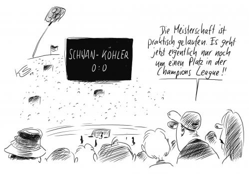 Cartoon: Gelaufen (medium) by Stuttmann tagged bundespräsident,wahl,horst,köhler,gesine,schwan,peter,sodann,fußball,deutscher,meister,champions,league,cartoon,cartoons,bundespräsident,wahl,wahlen,deutschland,präsident,gesine schwan,horst köhler,peter sodann,guido westerwelle,gelb,signal,gesine,schwan,horst,köhler,peter,sodann,guido,westerwelle,sport,fußball,deutscher meister,champions league,deutscher,meister,champions,league