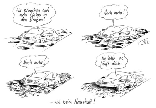 Cartoon: Löcher (medium) by Stuttmann tagged fdp,haushalt,fdp,haushalt,finanzen,geld,partei,parteien,guido westerwelle,guido,westerwelle