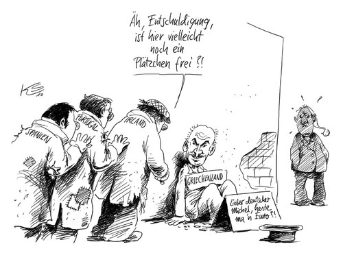 Cartoon: Papandreou (medium) by Stuttmann tagged spanien,portugal,irland,griechenland,europa,eu,spanien,portugal,irland,griechenland,europa,eu,papandreou,pleite,schulden,finanzkrise,wirtschaftskrise