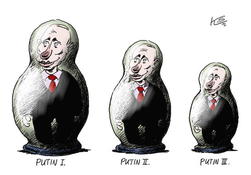 Cartoon: Putin (medium) by Stuttmann tagged russia,russland,putin