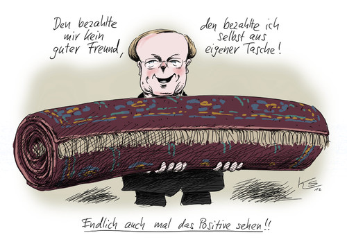 Cartoon: Teppich (medium) by Stuttmann tagged niebel,dirk,teppich,fdp