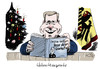 Cartoon: Ansprache (small) by Stuttmann tagged privatkredit wulff geerkens maschmeyer weihnachtsansprache