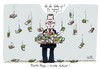 Cartoon: Exakte Antwort (small) by Stuttmann tagged privatkredit,wulff