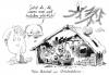 Cartoon: Krippe (small) by Stuttmann tagged weihnachten rezession wirtschaftskrise konjunktur 2009 armut