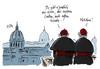 Cartoon: Nur einer... (small) by Stuttmann tagged papst,vatikan,mehdorn,flughafen,berlin