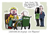 Cartoon: Pflegepersonal (small) by Stuttmann tagged pflegepersonal,claudia,rot,grüne