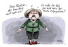 Cartoon: Rücktritt (small) by Stuttmann tagged papst,rücktritt,merkel