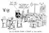 Cartoon: Sause (small) by Stuttmann tagged banken finanzkrise deutsche bank managergehälter ackermann victory