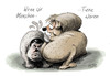 Cartoon: Schnuppern (small) by Stuttmann tagged große,koalition,spd,cdu,merkel,gabriel