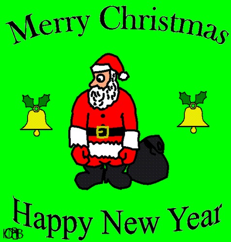 Cartoon: Christmas (medium) by kimmy42199 tagged father,christmas,new,year,santa