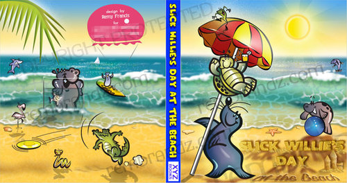 Cartoon: Childrens Story Book Design (medium) by remyfrancis tagged cartoon,kids,book,design,children,story,storybook,beach,fun,play,sand,castle