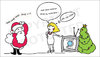 Cartoon: Climate Change (small) by remyfrancis tagged climate,change,santa,claus,christmas,time,ho,water,earth,drowning
