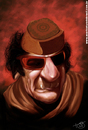 Cartoon: Gaddafi (small) by Toni DAgostinho tagged gaddafi libia
