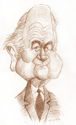 Cartoon: Sepp Blatter (medium) by horate tagged fifa