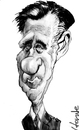 Cartoon: Mitt Romney (small) by horate tagged politic