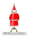 Cartoon: weihnacht mann staender kleiders (small) by martin guhl tagged weihnacht,mann,staender,kleiderstaender,atrappe,nikolaus