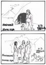 Cartoon: evolution II  -  Frau   -  woman (small) by tobelix tagged evolution,frau,woman,unterschied,difference,tobelix