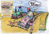 Cartoon: Rasenmäherrennen lawnmowerrace (small) by tobelix tagged rasenmäher,rennen,kleintiere,lawnmower,race,small,animalstobelix