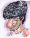 Cartoon: Big hair with a nose to match (small) by subwaysurfer tagged caricature cartoon man