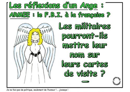 Cartoon: Reflexions d un Ange (medium) by chatelain tagged reflexions,ange