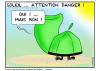 Cartoon: ATTENTION SOLEIL (small) by chatelain tagged humour,soleil,vacances