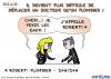 Cartoon: cheri je perds les eaux (small) by chatelain tagged humour,eaux,plombier,docteur